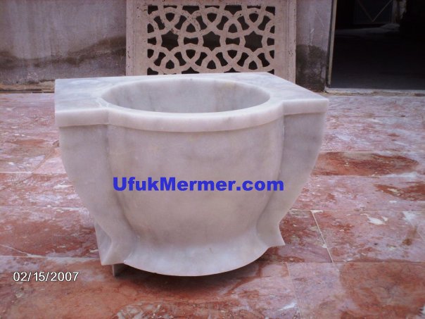 Osmanlı işelemeli mermer hamam kurna mermer banyo kurna 